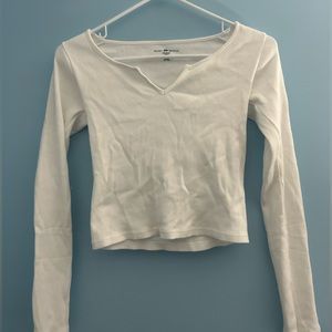 small white brandy long sleeve